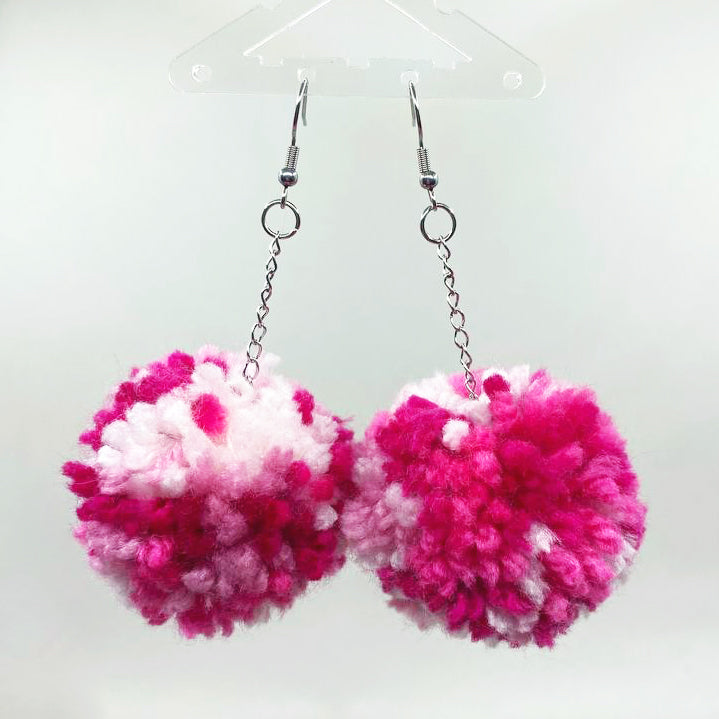 Pom Pom Earrings