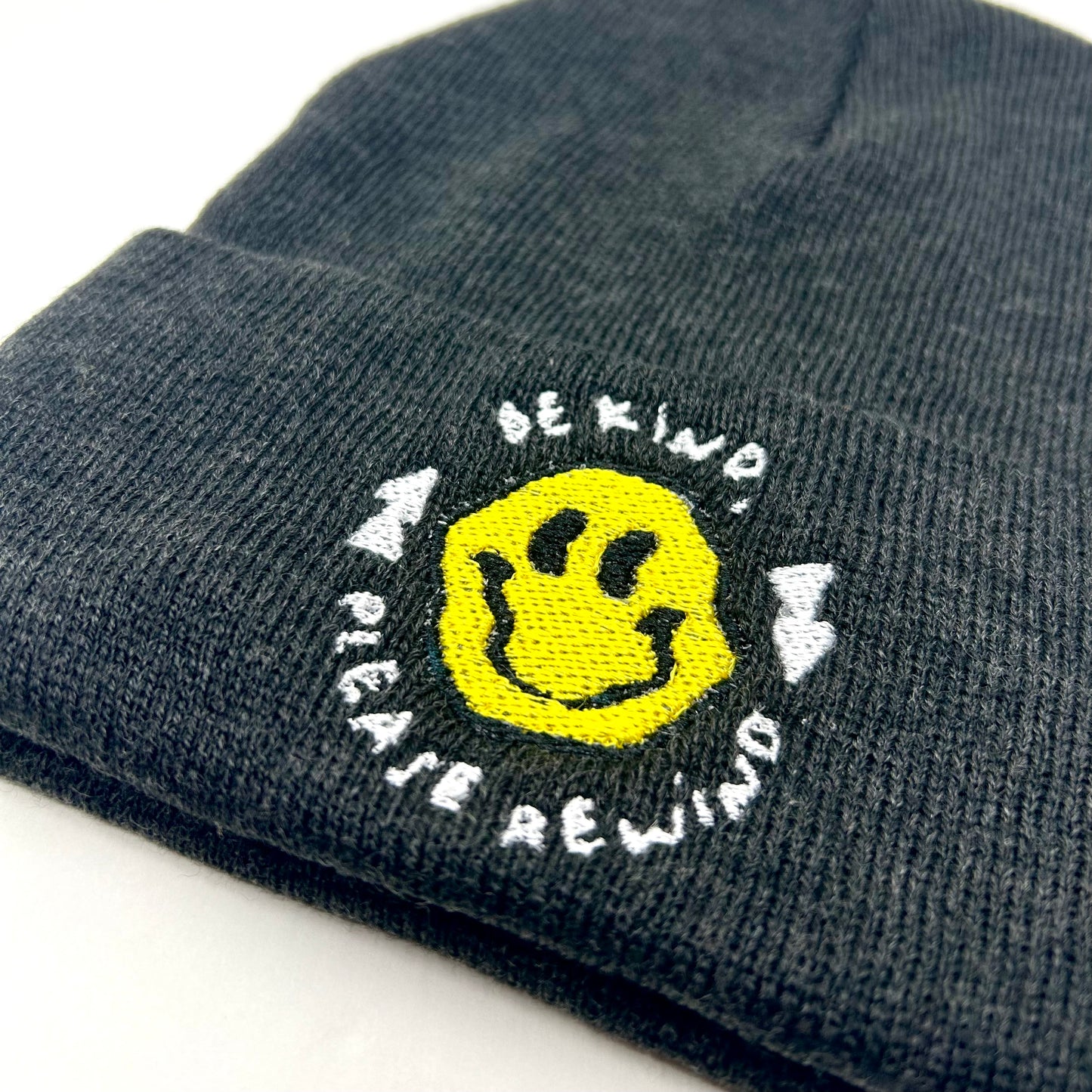 Be Kind, Please Rewind Beanie (Charcoal)