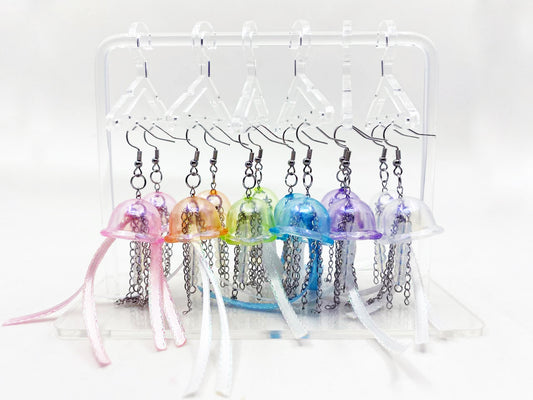 Dangly Jellyfish Earrings