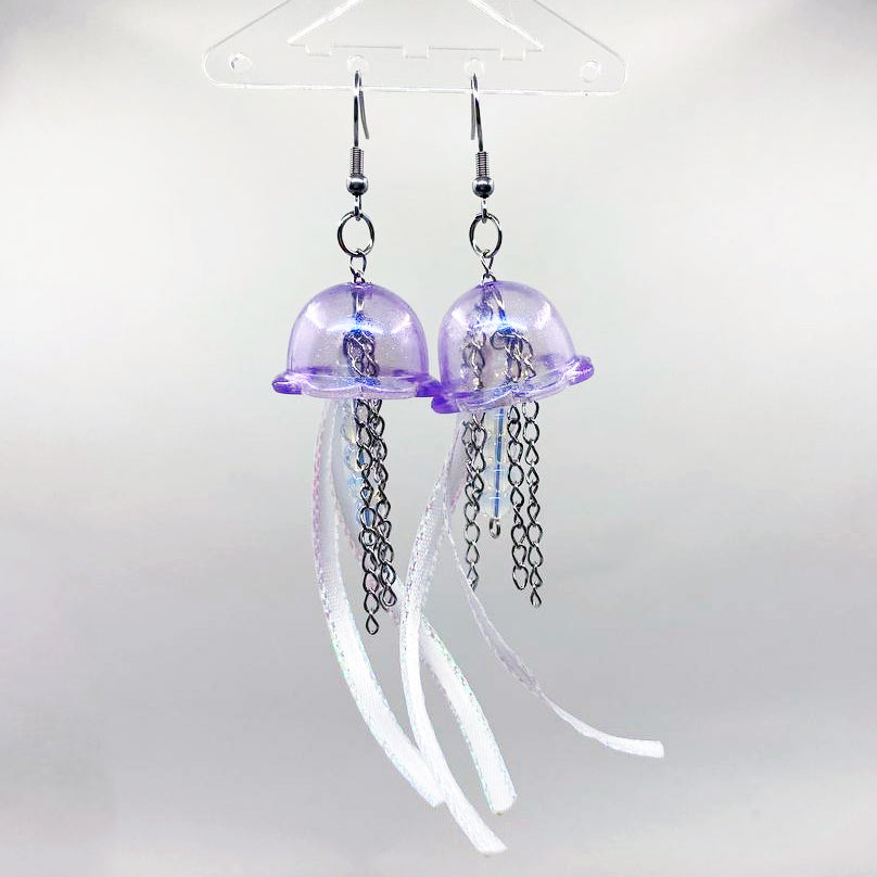 Dangly Jellyfish Earrings