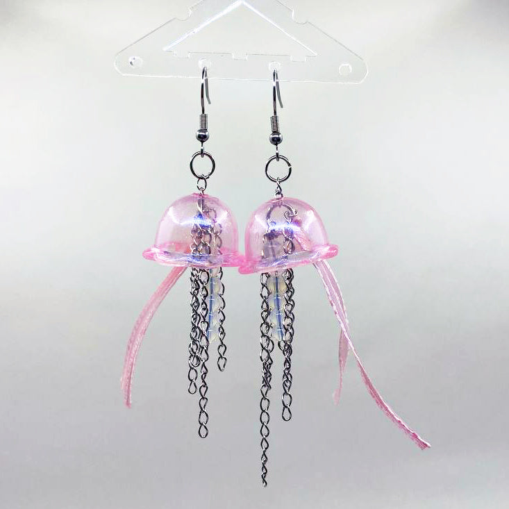 Dangly Jellyfish Earrings