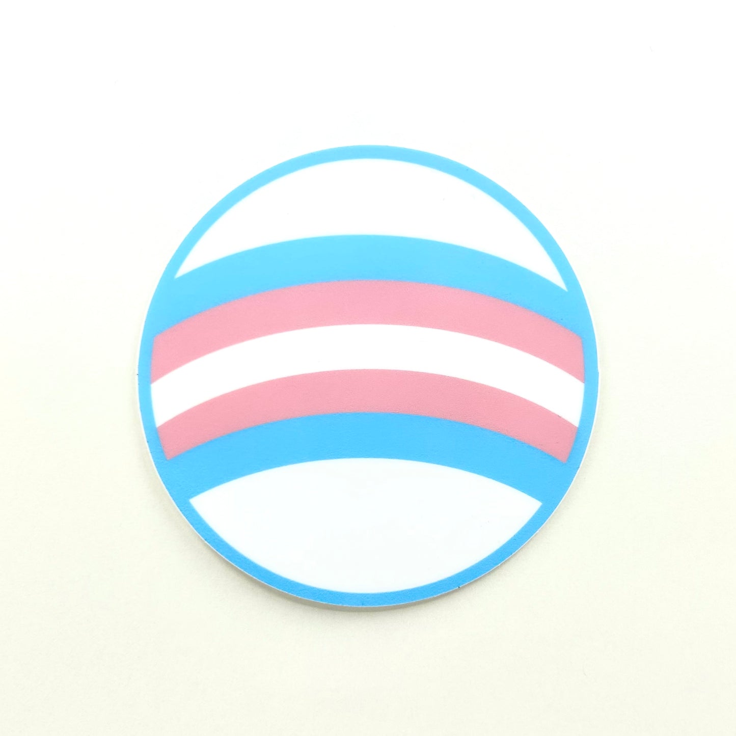 Trans Cheer Rainbow Sticker