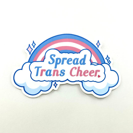 Spread Trans Cheer Sticker