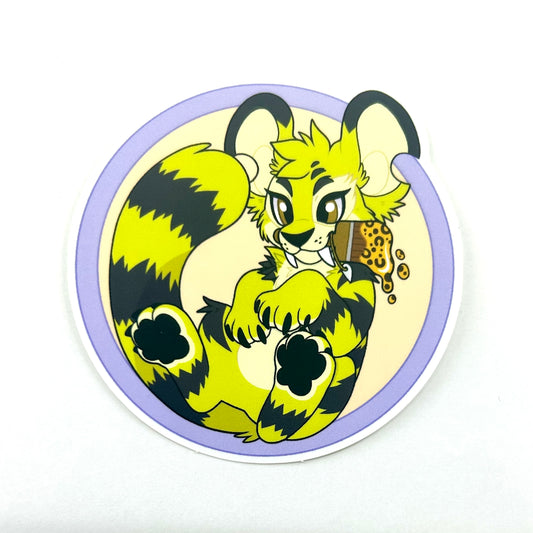 Tyrannian Sabertooth Kougra Sticker