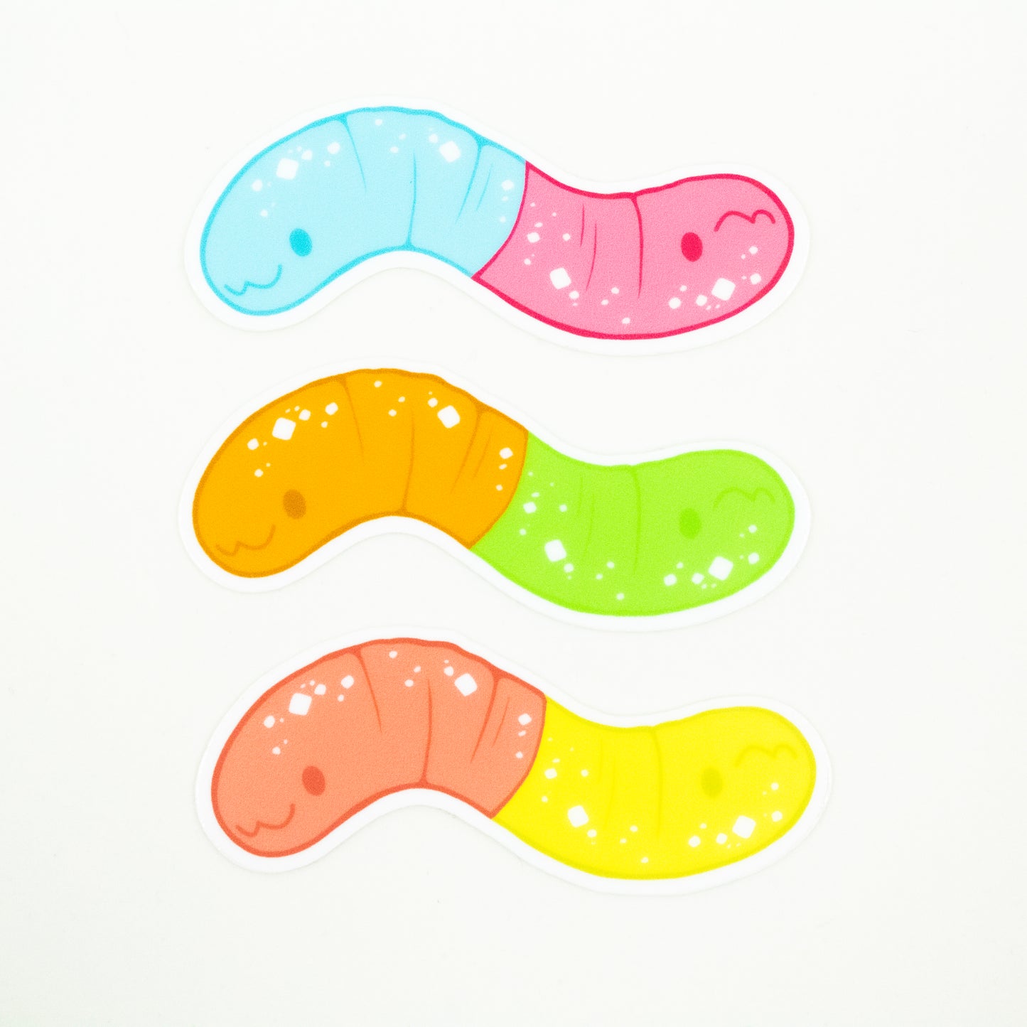 Sour Gummy Worm Sticker