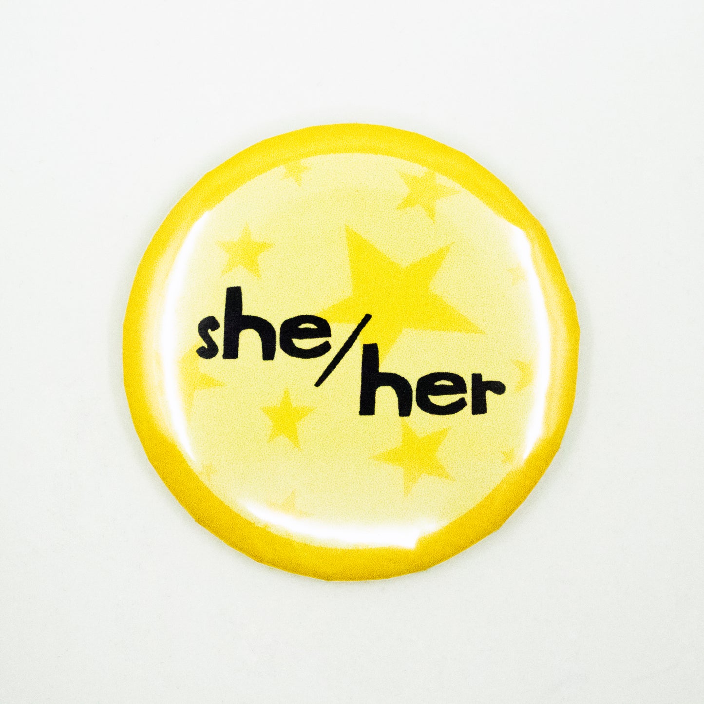 Starry Pronoun Pinback Buttons