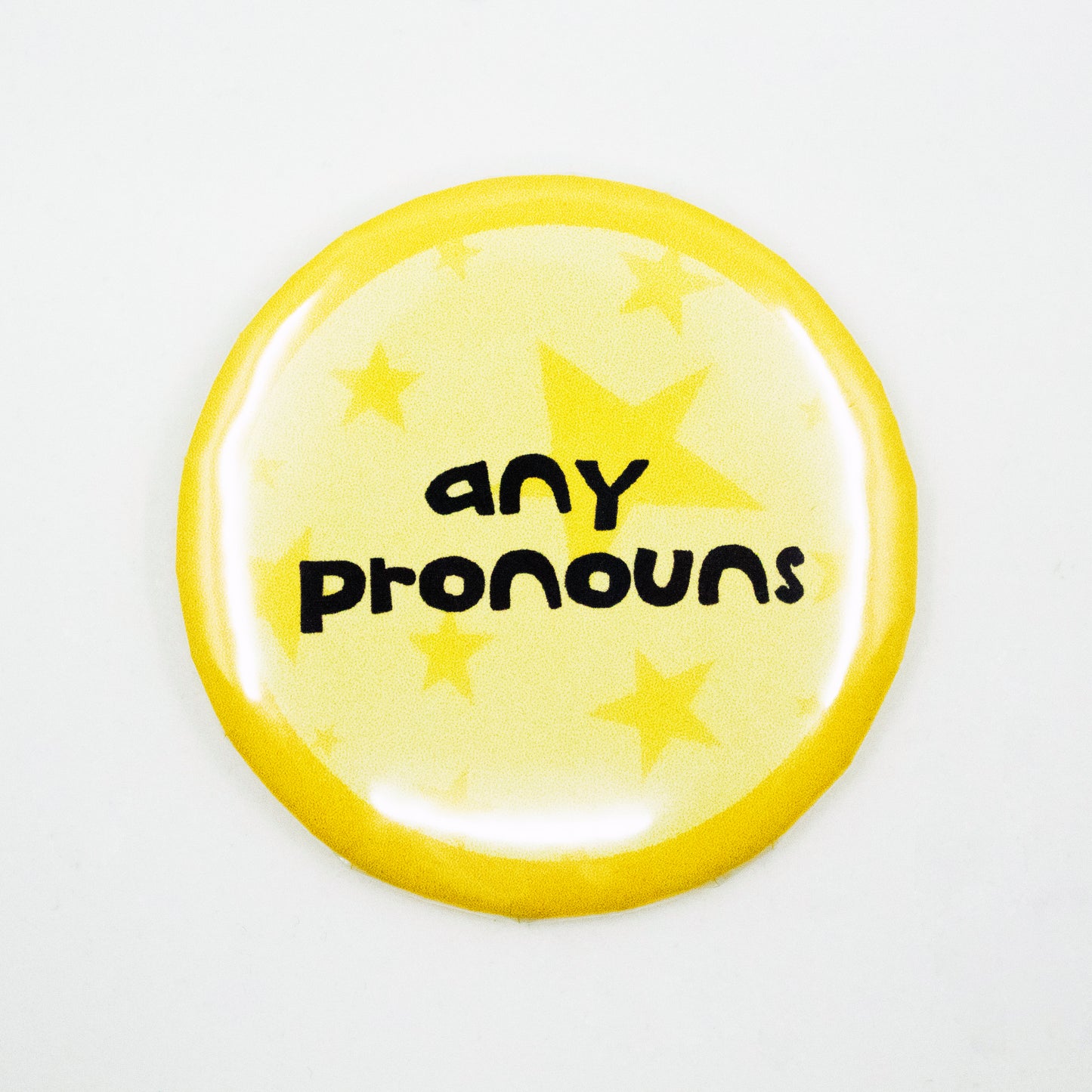 Starry Pronoun Pinback Buttons