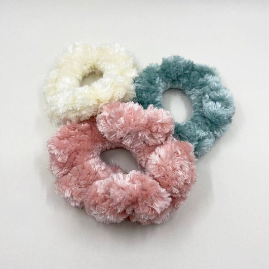 Crochet Velvet Scrunchie